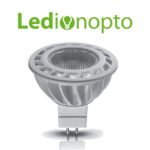 Lámpara Led Ledion Gu5.3 6w 2800k Aro Blanco 55°
