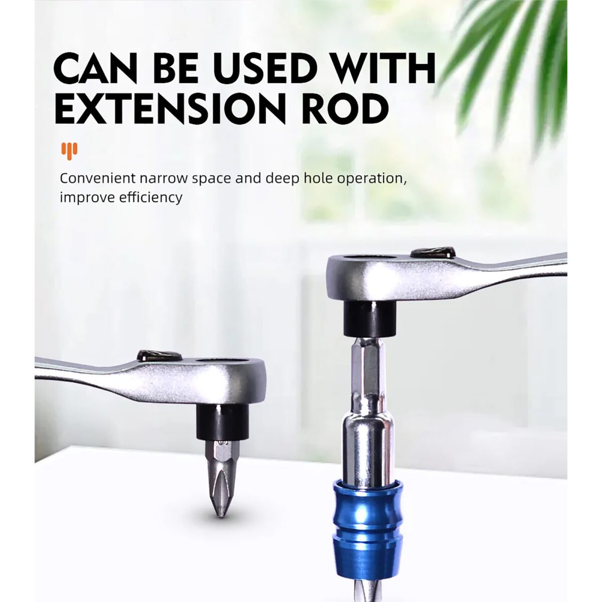 Mini Llave Trinquete Magnética + 10 Puntas Thinkrider - Imagen 2