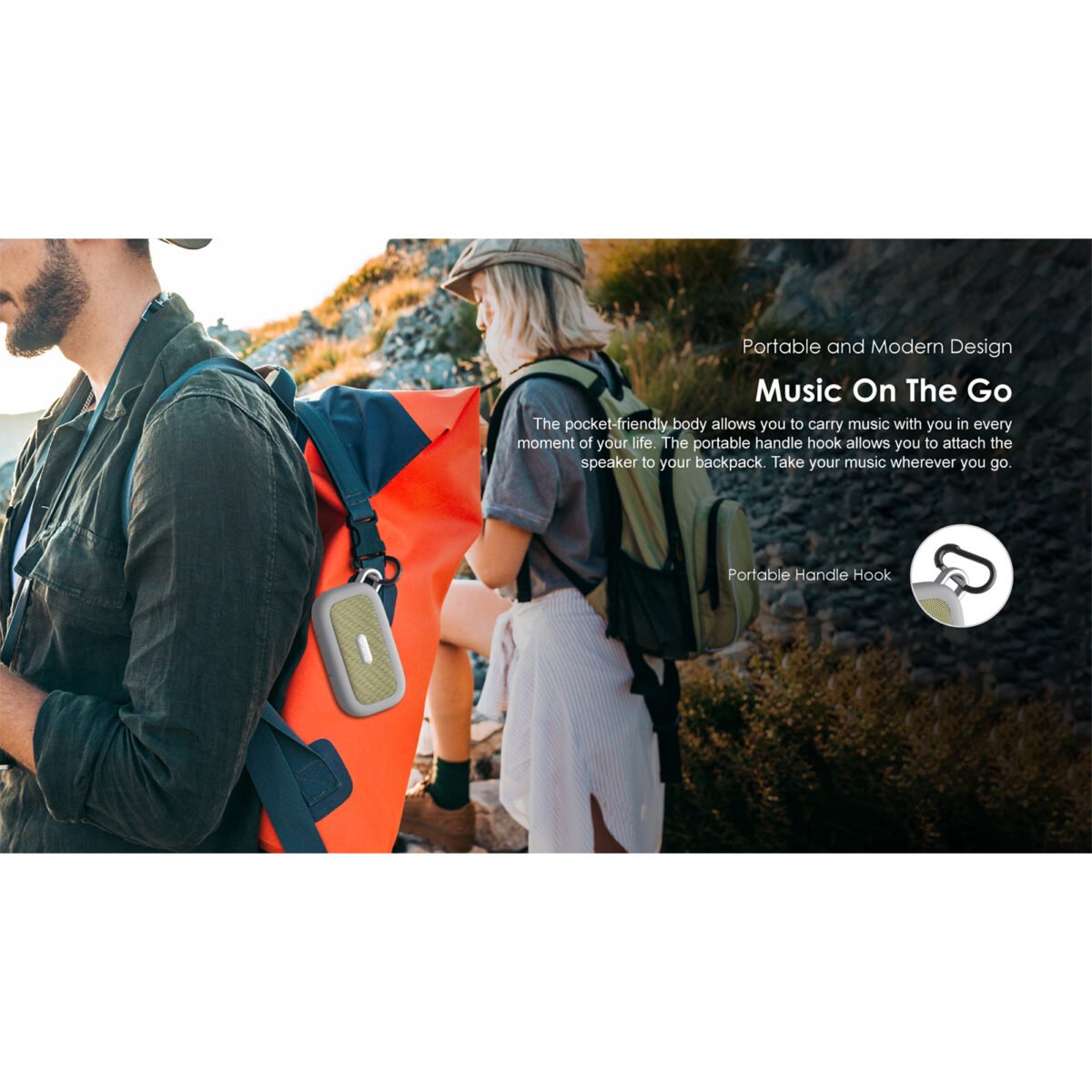 Parlante Inalámbrico Palm Oraimo Ip67 Bluetooth 3w - Imagen 2