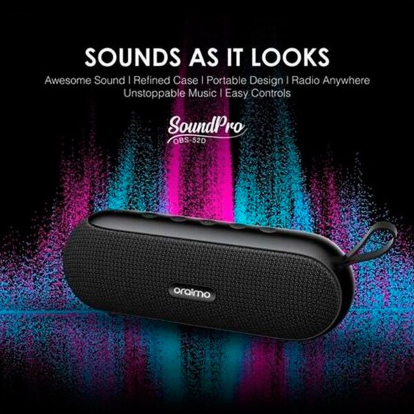 Parlante Inalámbrico Soundpro Oraimo Bluetooth 10w