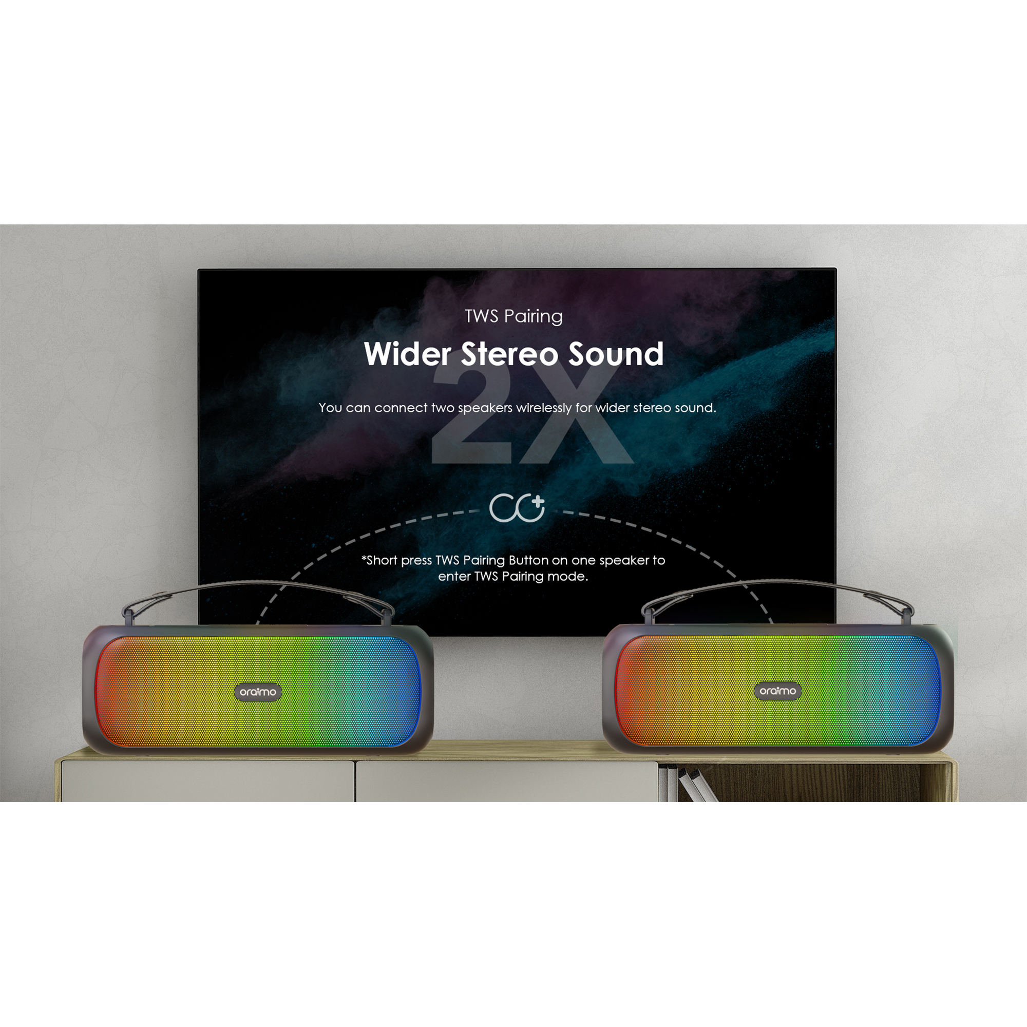 OBS75D_06.jpg Parlante Inalámbrico Oraimo Boom 30w Ipx5 Bluetooth - Imagen 1