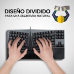 Teclado Ergonómico Usb Perixx 335 Multimedia Español - Imagen 4