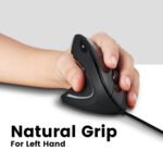 Mouse Zurdo Ergonómico Usb Perixx 513 - Imagen 5