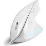 Mouse Diestro Ergonómico Usb Perixx 513 Blanco - Imagen 4