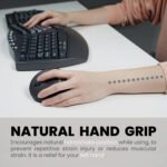 Mini Mouse Zurdo Ergonómico Inalámbrico Perixx 719 - Imagen 3