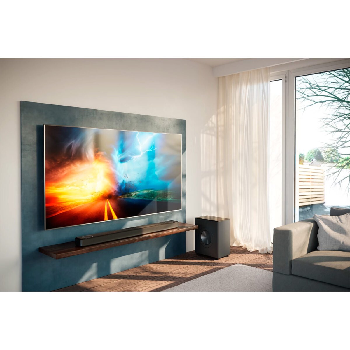 Subwoofer Philips Fidelio FW1 Wifi 420w - Imagen 4
