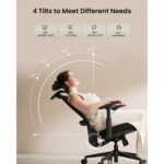 Silla de Escritorio Ergonómica Ajustable 360°/130° ProtoArc Ec200 - Imagen 7