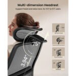 Silla de Escritorio Ergonómica Ajustable 360°/130° ProtoArc Ec200 - Imagen 6