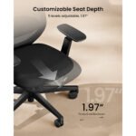 Silla de Escritorio Ergonómica Ajustable 360°/130° ProtoArc Ec200 - Imagen 5