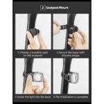 Luz De Bicicleta Rockbros 5 Led 5 Modos 3 Brillos Ipx6 - Imagen 4