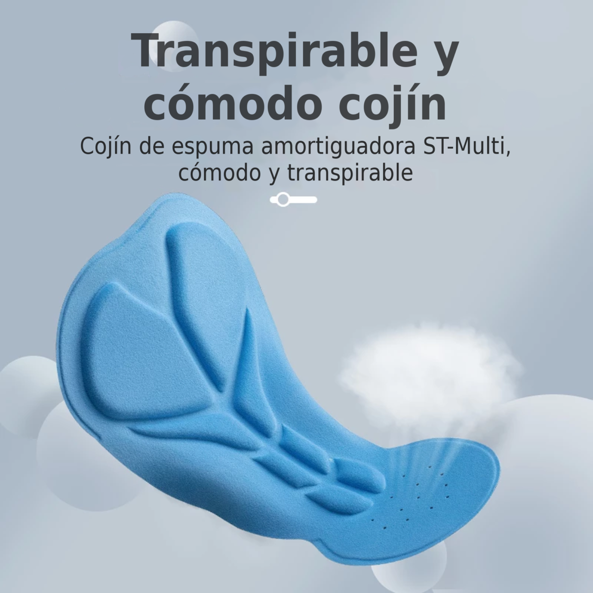 Calza Corta Con Tiradores Ciclismo Rockbros M - Imagen 4