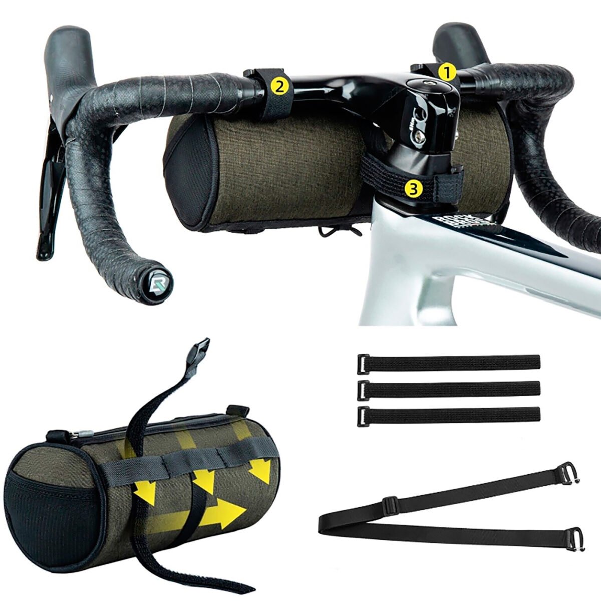 Bolso Para Bicicleta Rockbros 2l Manillar Cuadro Sillín - Imagen 6