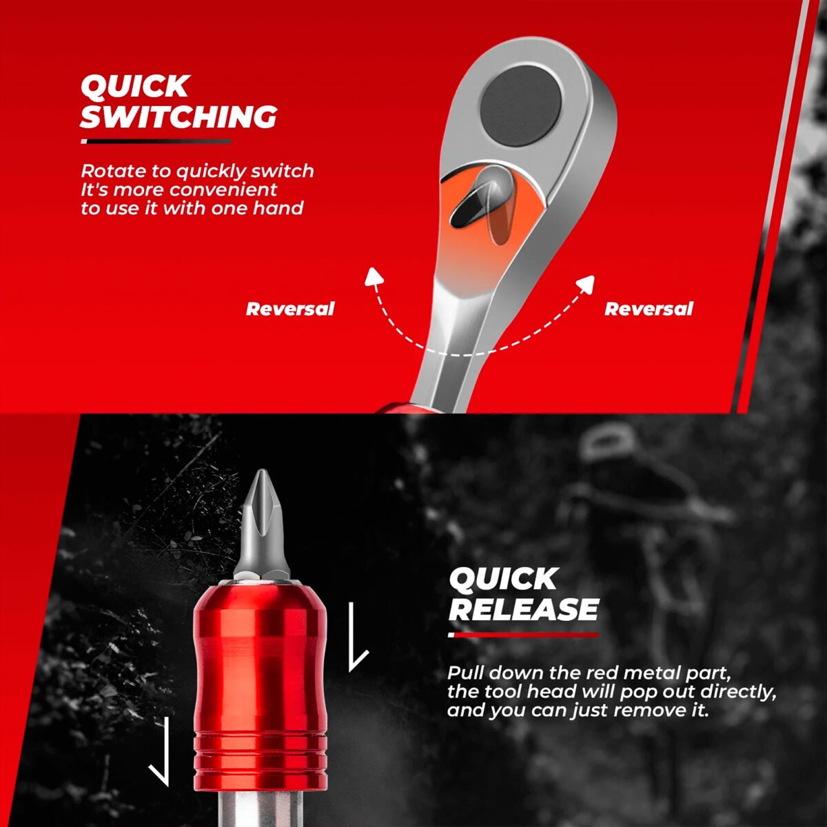 Kit De Herramientas Rockbros Con Puntas Torx Y Allen - Imagen 3