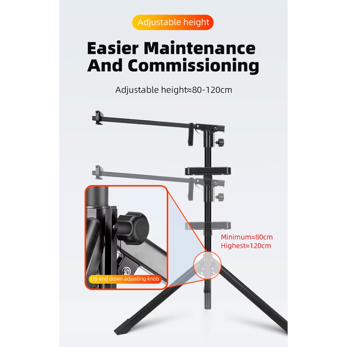 Soporte De Sujeción Rotable 360° Rockbros Para 1 Bicicleta - Imagen 8