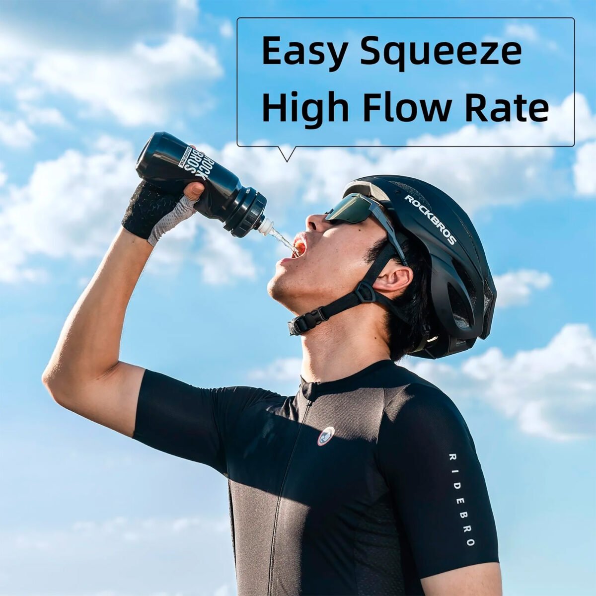 Caramañola Rockbros 600ml Ergonómica - Imagen 4