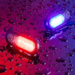 Luz Trasera Para Bicicleta Rockbros Ip44 5 Modos Azul Rojo - Imagen 5