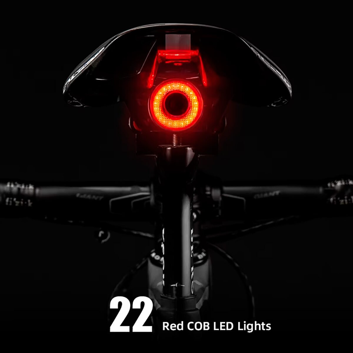 Luz Trasera Inteligente Para Bicicleta Rockbros Ip65 3 Modos - Imagen 3