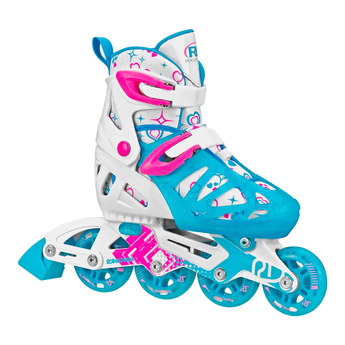 Patines Ajustables Para Niños Roller Derby Tracer Talle 2-5 - Imagen 5