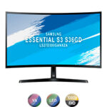 Monitor Curvo Samsung Essential S3 S36GD 24'' 1080p 100Hz - Imagen 5