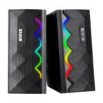 Parlantes Gaming Pc Marvo Bluetooth Con Iluminación Rgb - Imagen 2