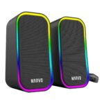 Parlantes Gaming Pc Marvo Sg-285 Con Iluminación Rgb - Imagen 3