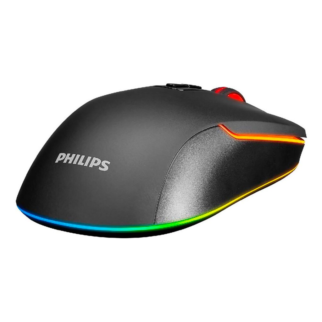 Mouse gaming Philips G414 — Diseño ergonómico y controles configurables