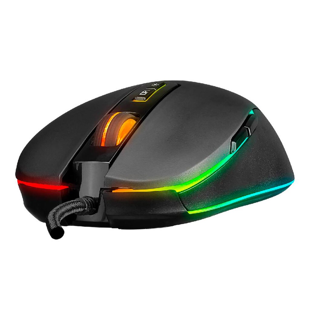 Mouse gaming Philips G414 — Sensor óptico con resolución ajustable