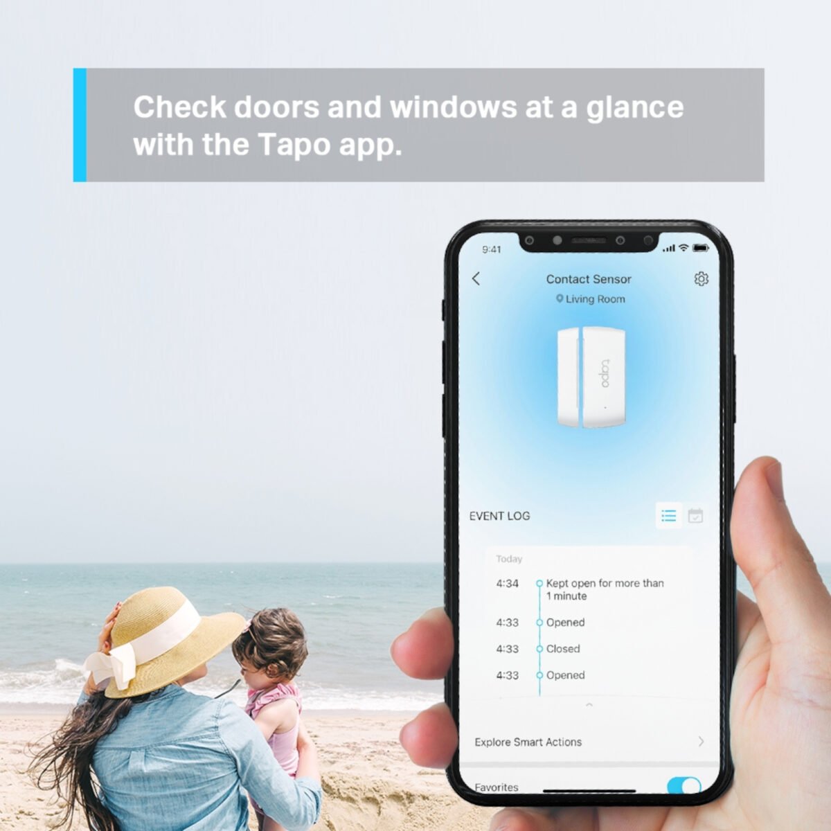 Sensor de Contacto Inteligente Tp-Link Tapo T110 - Imagen 3