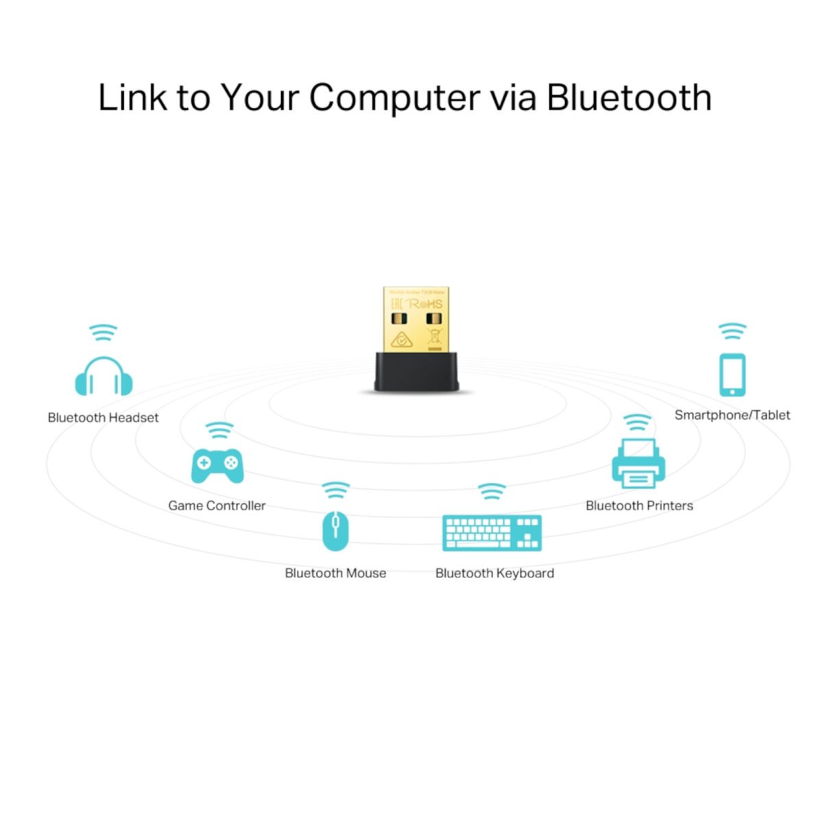 Adaptador Tp-Link Usb Ac600 Wi-Fi y Bluetooth 4.2 - Imagen 2