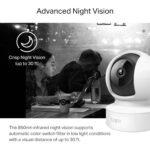 Cámara De Seguridad Tp-Link Tapo C212 Interior Visión Nocturna 2K 360° - Imagen 3