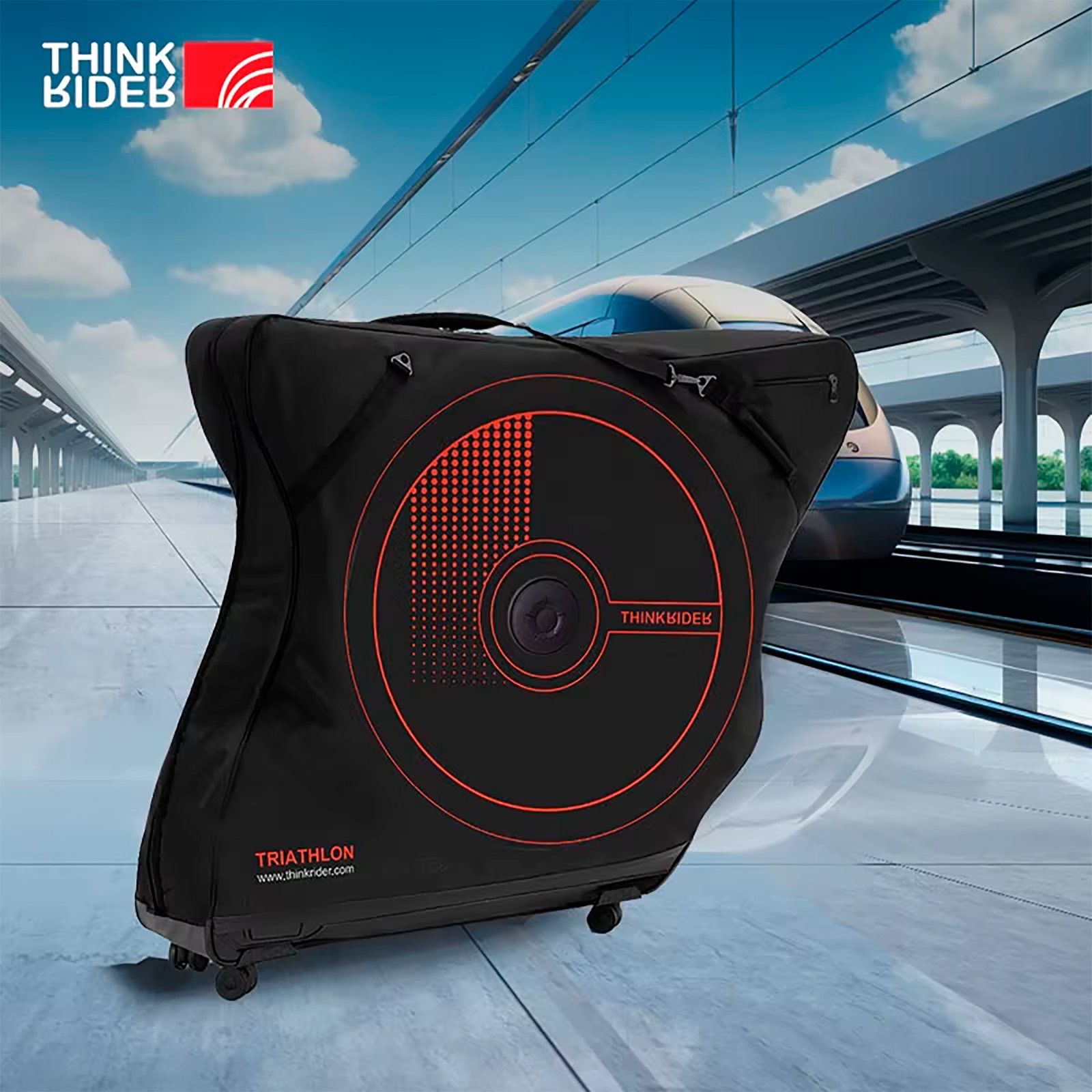 Bolso Para Transportar Bicicleta Thinkrider Impermeable - Imagen 3