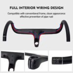 Manillar Bicicleta De Ruta Thinkrider 420-110mm Fibra De Carbono