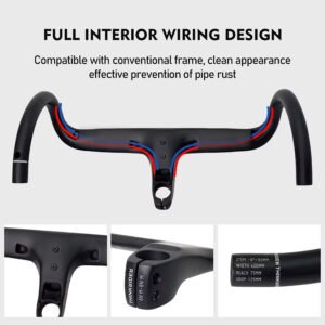 Manillar Bicicleta De Ruta Thinkrider 420-120mm Fibra De Carbono