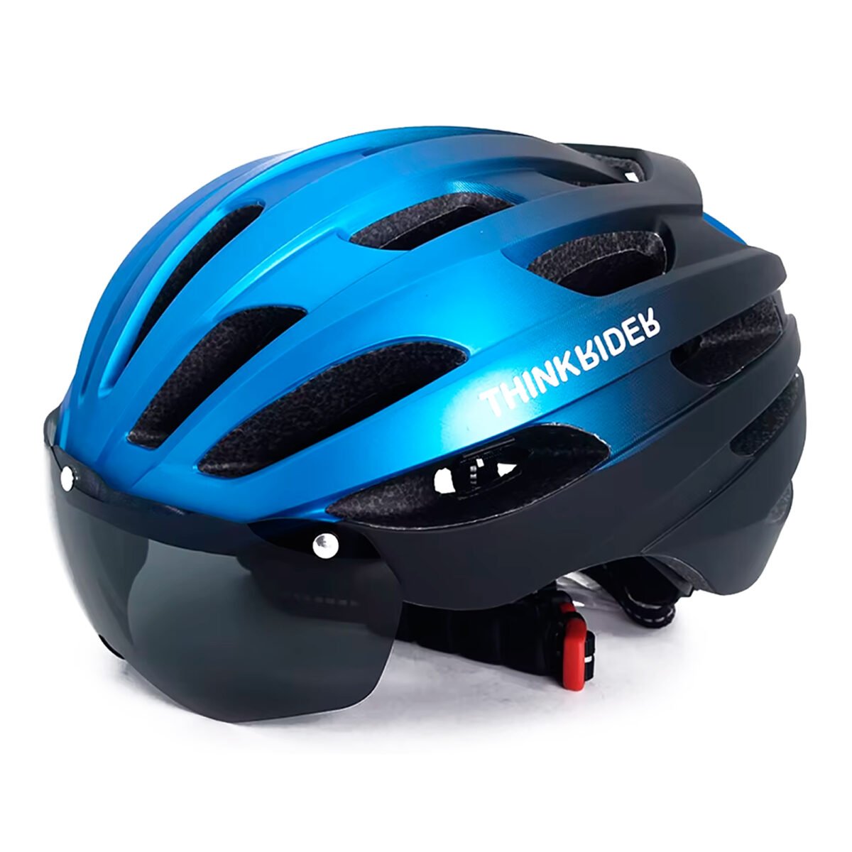Casco Para Ciclista Thinkrider Con Lentes Y Luz Trasera - Imagen 3