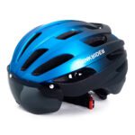 Casco Para Ciclista Thinkrider Con Lentes Y Luz Trasera - Imagen 3