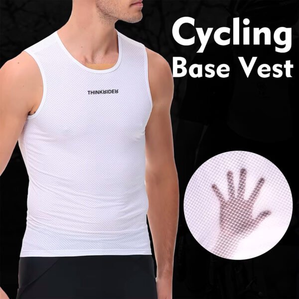 Camiseta Base Para Ciclista Thinkrider Sin Costuras Hombre M