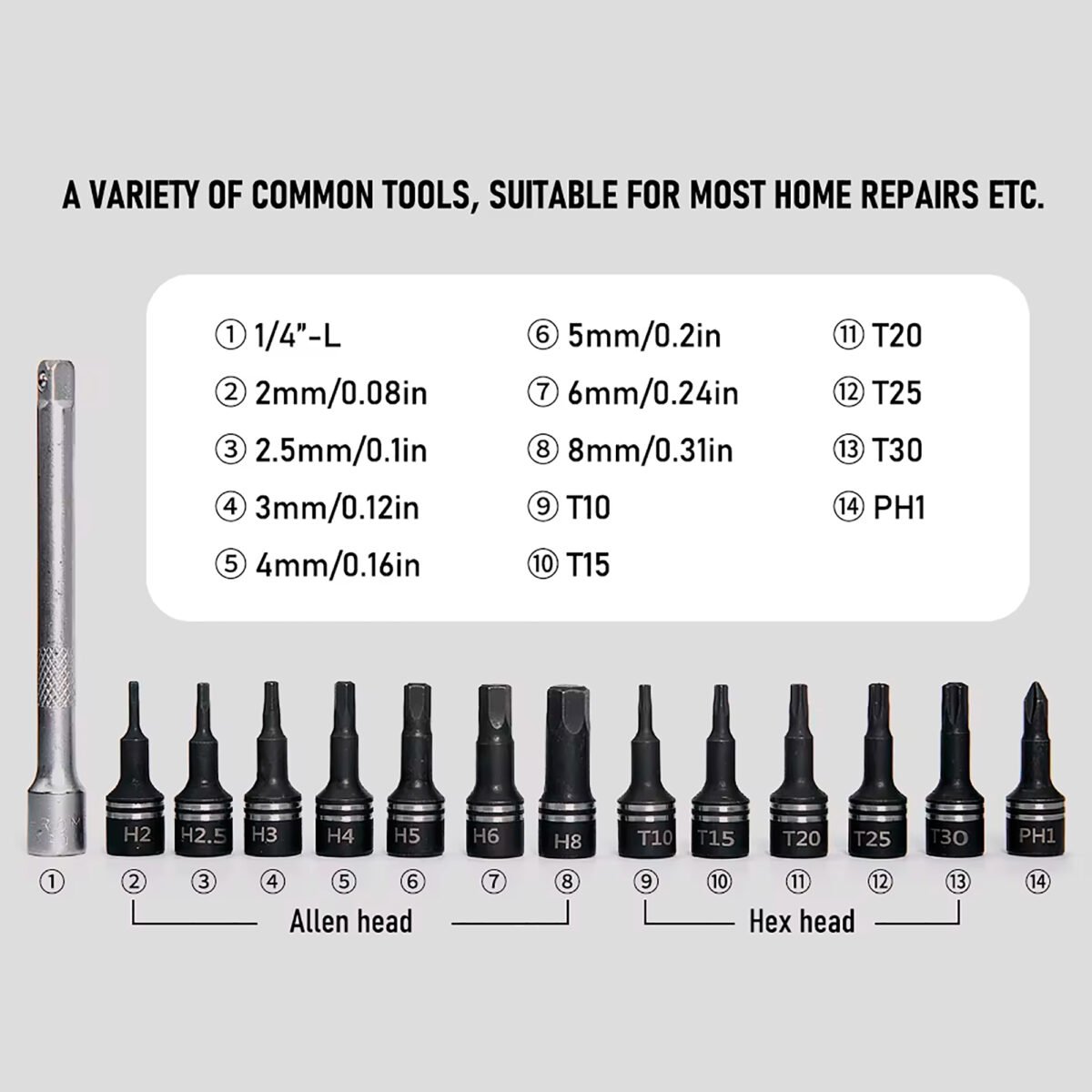 Kit De Herramientas Thinkrider Con Llave Torque Y Puntas Torx Y Allen - Imagen 6
