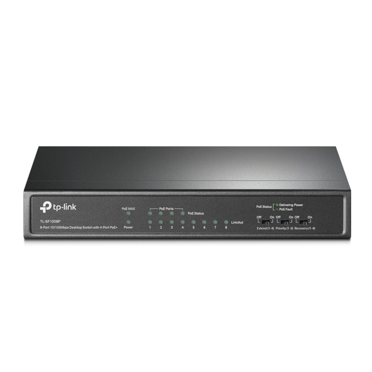 Switch Tp-Link Tl-sf1008p 8 Puertos 10/100 4 PoE - Imagen 4