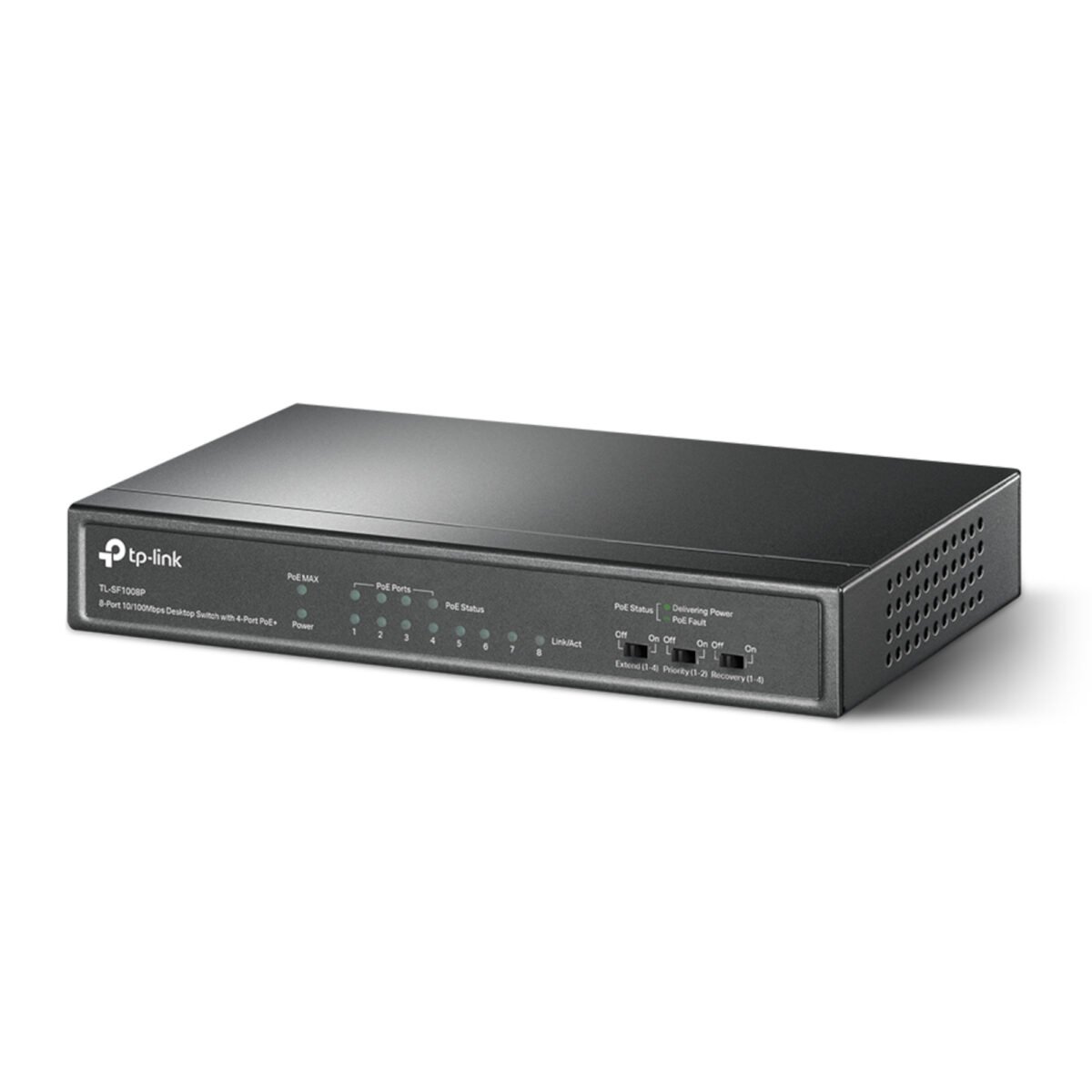 Switch Tp-Link Tl-sf1008p 8 Puertos 10/100 4 PoE - Imagen 3