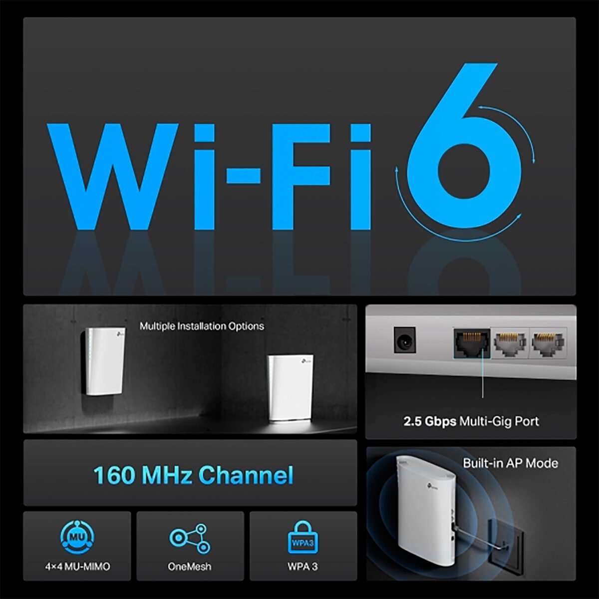 Repetidor Wifi Tp-Link Re900xd 2,4ghz/5ghz Ax6000 - Imagen 2