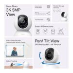 Cámara Ip Tp-link Tapo C230 3k 5mp Wifi Visión Nocturna - Imagen 6