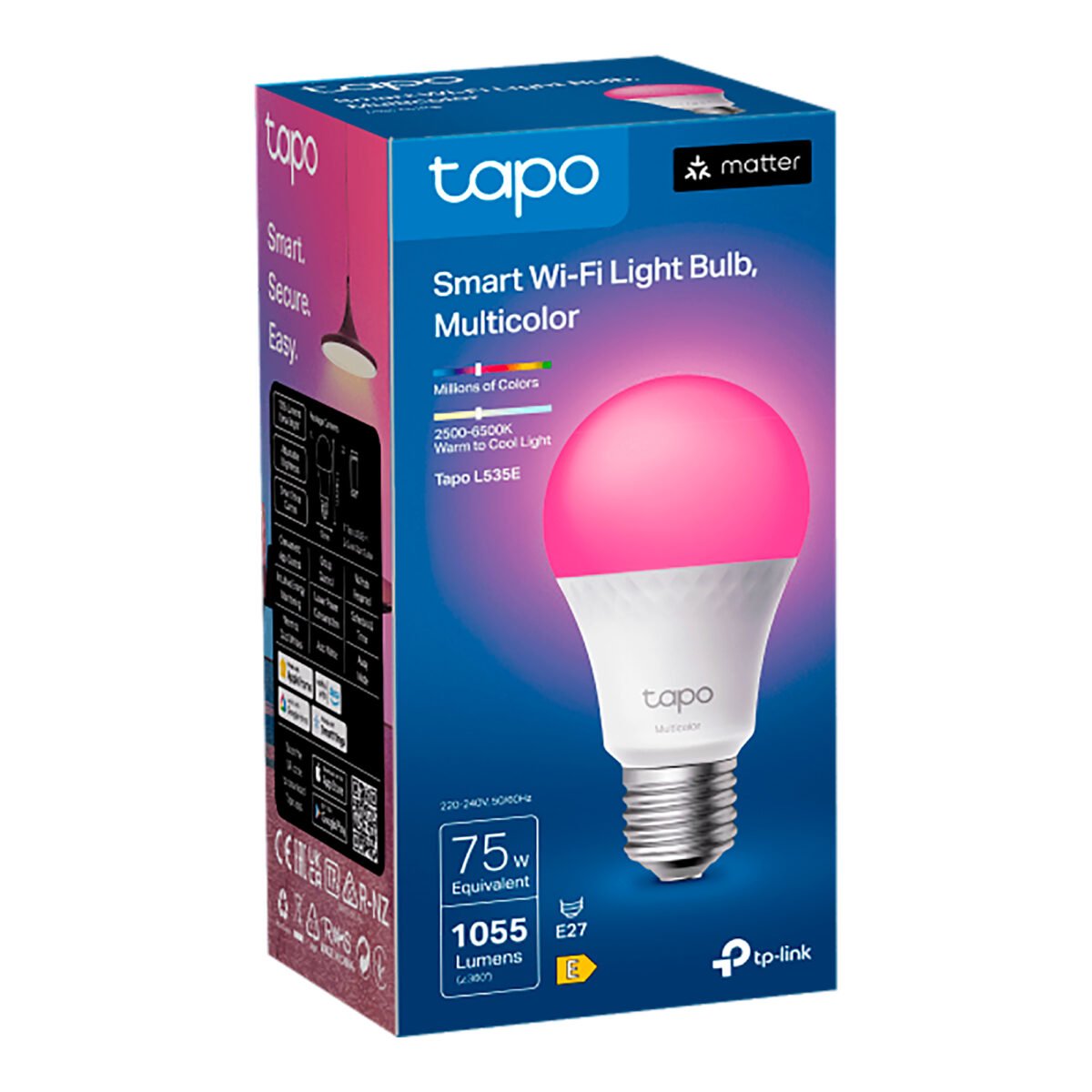 Lámpara Led Inteligente Tp-link Tapo L535e 8,6W E27 Blanco Y Color - Imagen 9