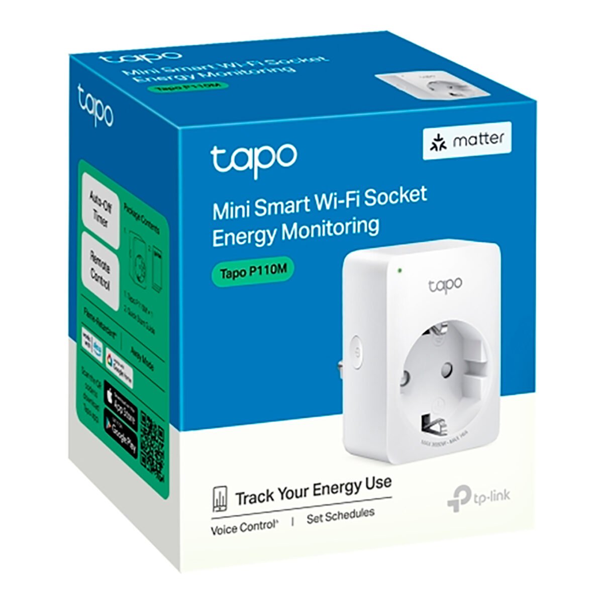 Enchufe Inteligente Con Medidor De Consumo Tp-link Tapo P110m Wifi - Imagen 8