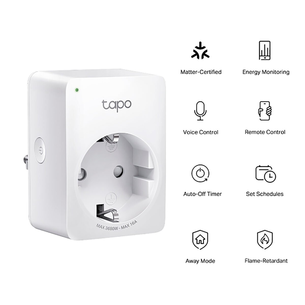 Enchufe Inteligente Con Medidor De Consumo Tp-link Tapo P110m Wifi - Imagen 7