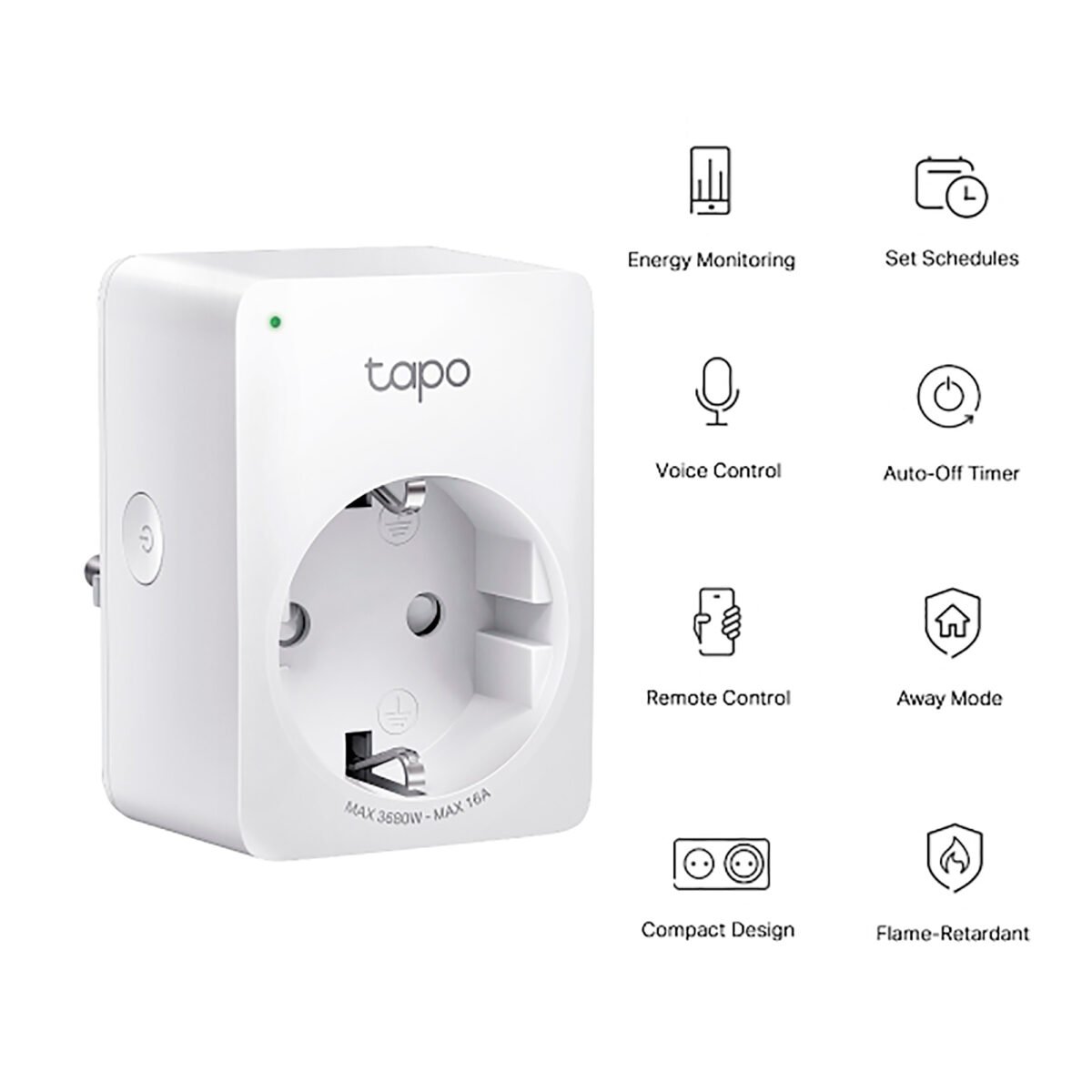 Enchufe Inteligente Con Medidor De Consumo Tp-link Tapo P110 Wifi - Imagen 6