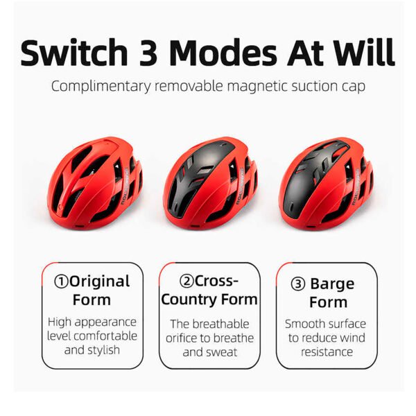 Casco Para Bicicleta 3 en 1 Rockbros