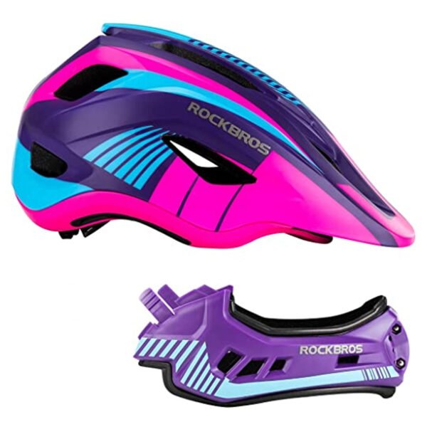 Casco Rockbros Infantil Para Bicicleta Diseño 2 en 1