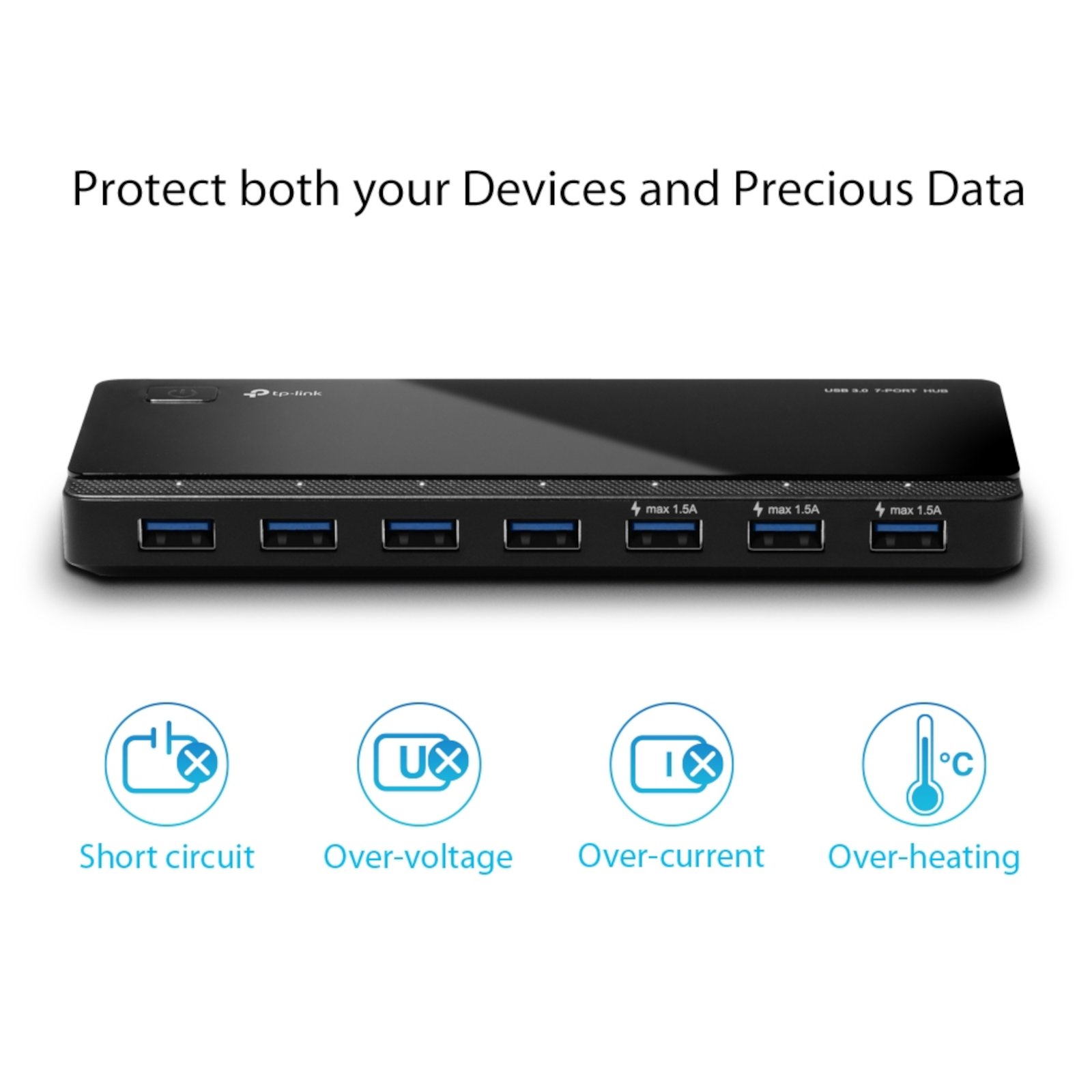 UH700-04.jpg.jpg Hub Tp-Link Tapo Uh700 7 Puertos Usb 3.0 - Imagen 1