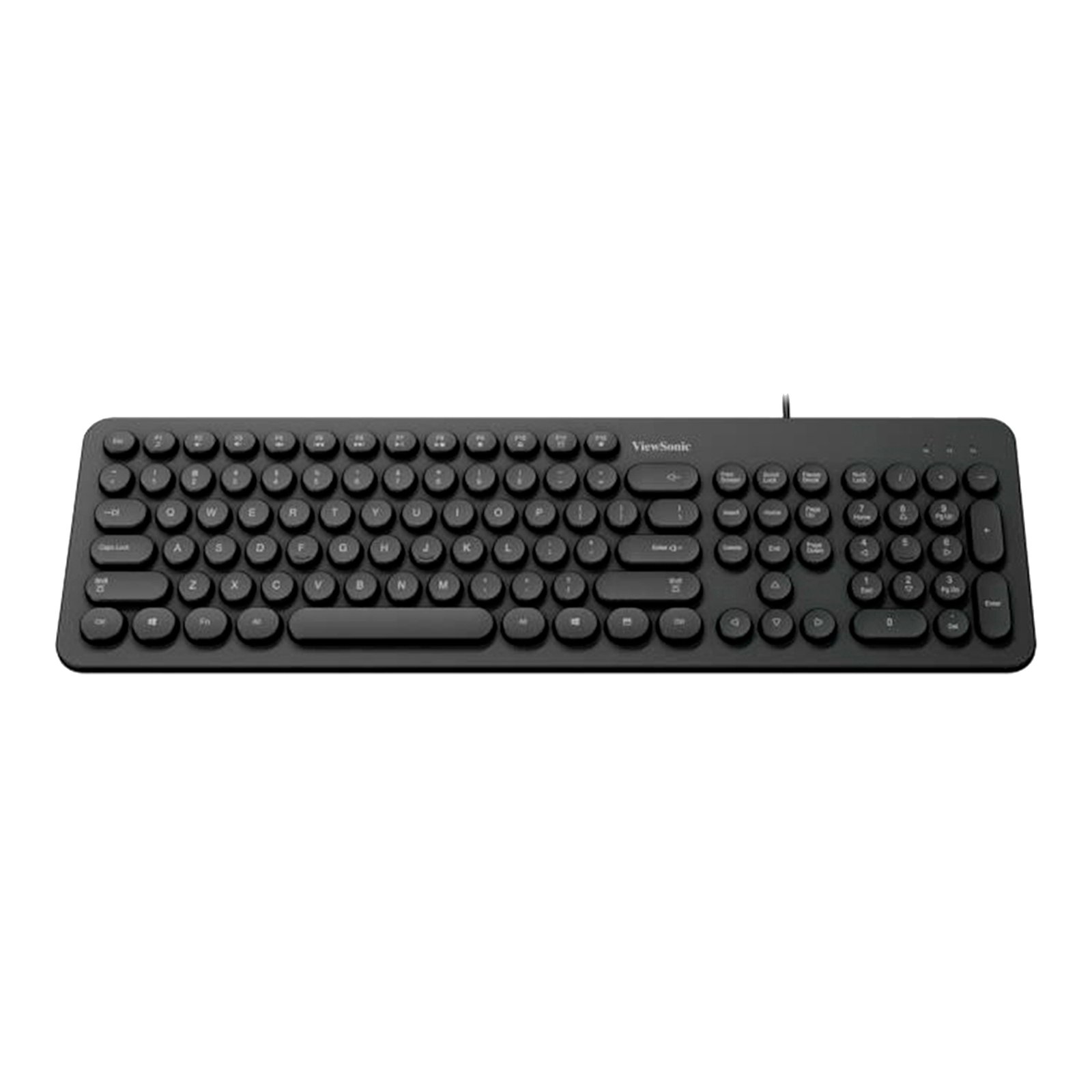 VIEKU334SPN_01.jpg Teclado Usb A ViewSonic Ku334 Español Teclas Redondas - Imagen 1
