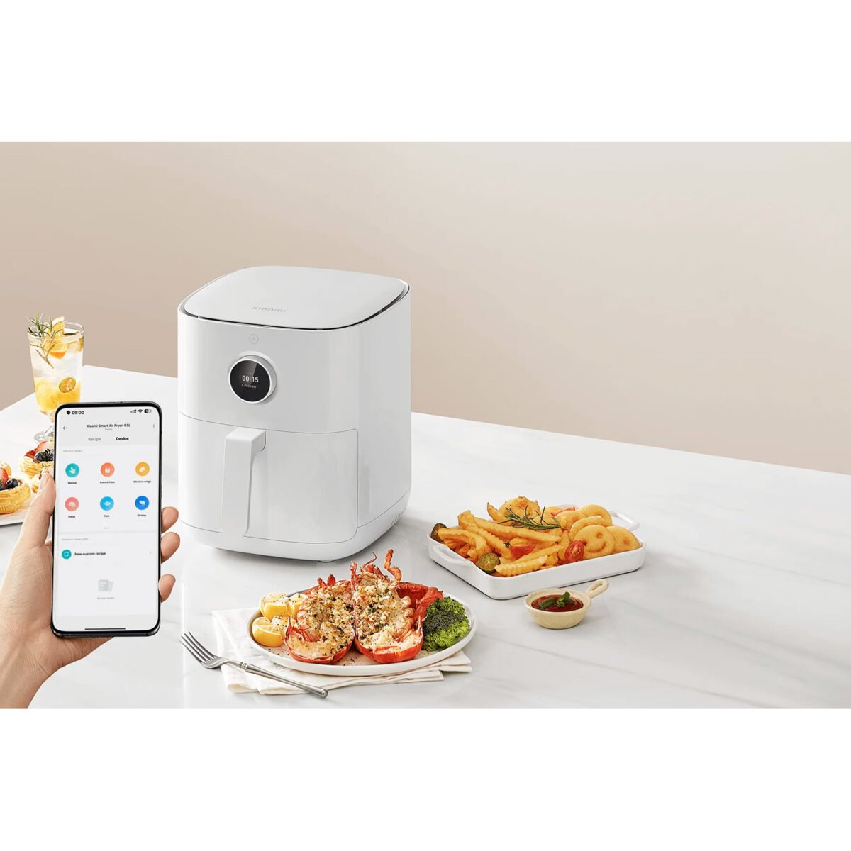 Freidora De Aire Inteligente Xiaomi 1500w 4,5l 40°c-200°c - Imagen 3